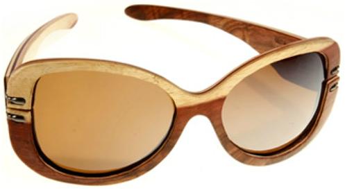 gafas de madera fashion