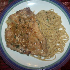 Veronica's Pasta Bianc (Pasta and Pork Chops)