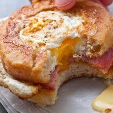 Egg-in-a-Nest Benedict Sandwiches Recipe