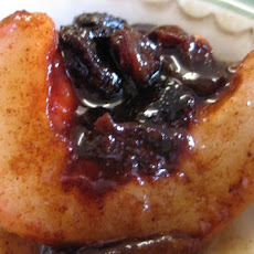 Baked Apple with Maple Yogurt Sauce
