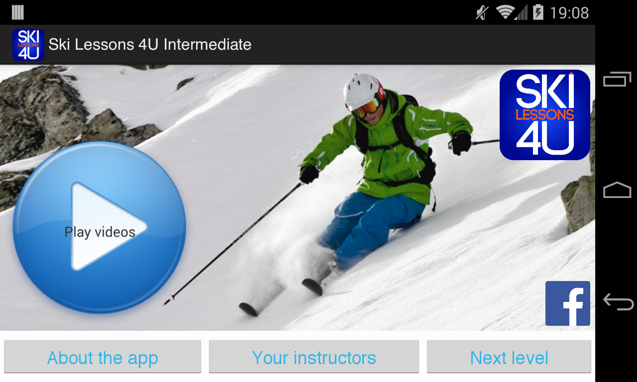 Android application Ski Lessons - Intermediate screenshort