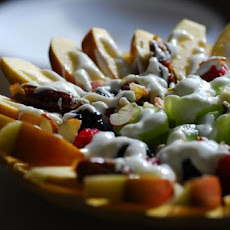 Orange Blossom Yogurt Dressing With Fruit