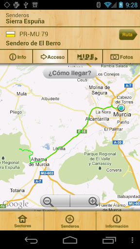 【免費旅遊App】GeoSenderos Región de Murcia-APP點子
