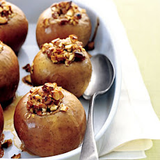 Baked Apples Stuffed with Honey, Almonds, and Ginger