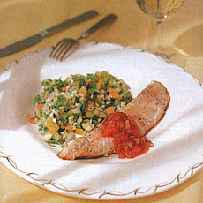 Grilled Mackerel with Spicy Tomato Jam
