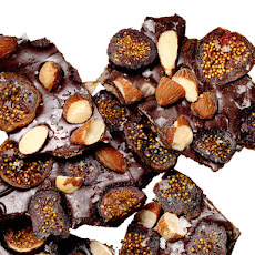 Dried Fig-Smoked Almond Bark