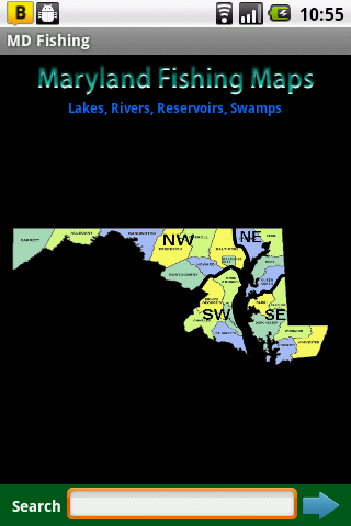 Maryland Fishing Maps - 5.4K