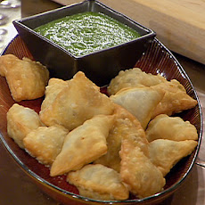 Indian Lamb Samosas with Fresh Mint Dipping Sauce