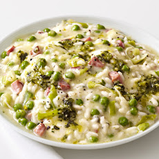 Risotto With Pesto and Peas