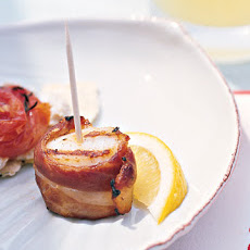 Grilled Scallops Wrapped in Prosciutto