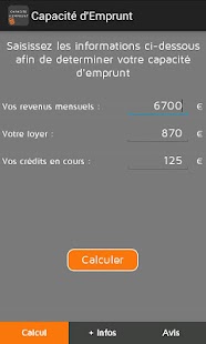 How to get Capacité d'Emprunt lastet apk for android
