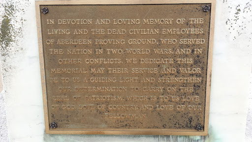 Civil Service Memorial Plaque