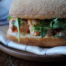 Shrimp and Chorizo Sandwich