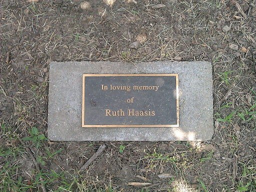 Ruth Haasis Memorial