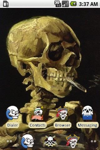 Smoking Skull [SQTheme] ADW