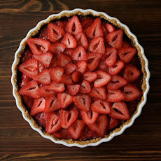 Dark Chocolate Strawberry Tart