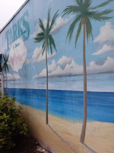 Tarks Beach Scene Mural