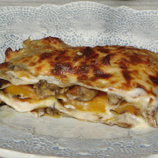 Potato, Porcini and Squash Gratin