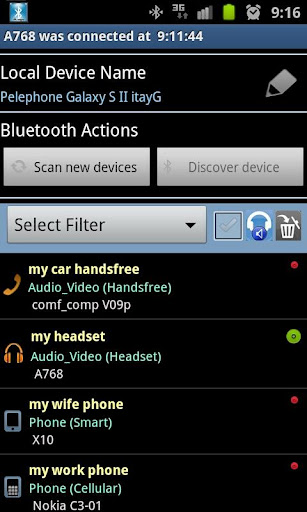 Bluetoothマネージャ