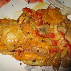 Alfredo Ravioli Bake
