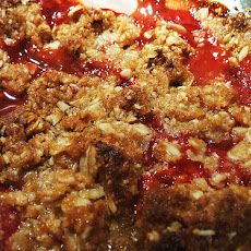 Strawberry-Peach Crisp