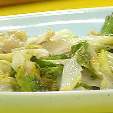 Wilted Escarole with Garlic, Lemon and Oil