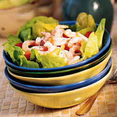 Butter Lettuce Shrimp Salad with Pears and Blue Cheese