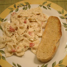 Rigatoni With Lemon Parmesan Cream