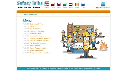 Safety Talks - Health Safety