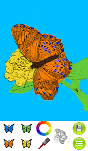 download Coloring Book Butterflies free