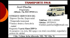 Ofrezco Servicios De Transporte De Pasajeros