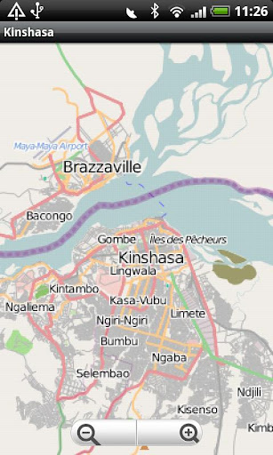 Kinshasa Street Map