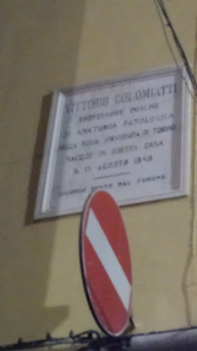 Targa A Vittorio Colomiatti