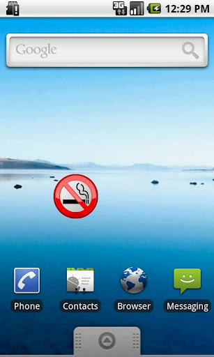 Stop smoking widget