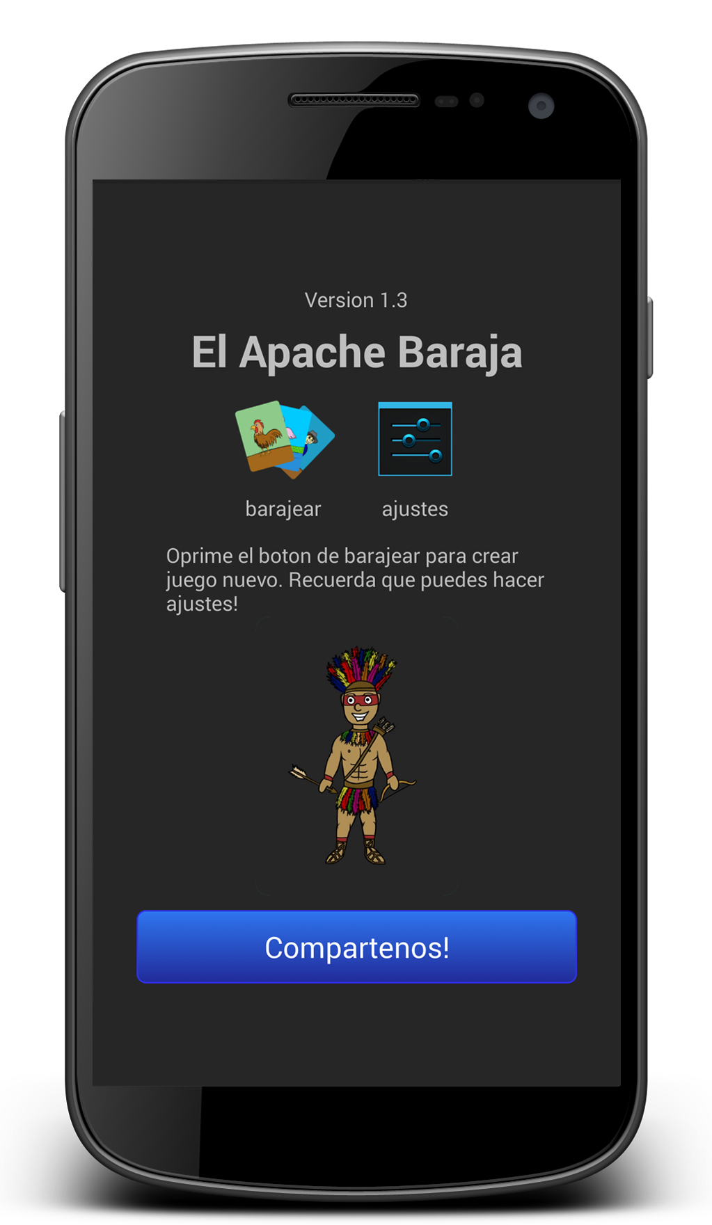 Android application Loteria Mexicana Baraja screenshort