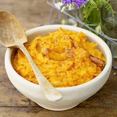 Mashed Sweet Potatoes with Banana and Brown Sugar