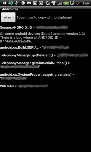 Id Info for Android