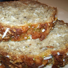 Glazed Coconut Banana Bread
