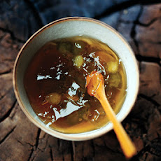Elderflower Jelly with Honeydew Melon
