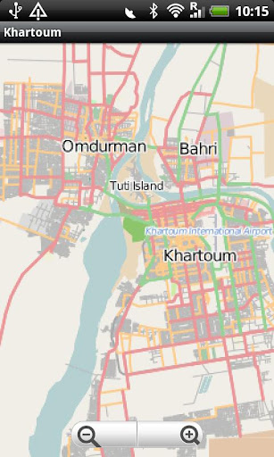 Omdurman Khartoum Street Map