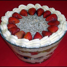 White Chocolate, Irish Cream & Berry Trifle