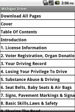 Michigan Driver Handbook