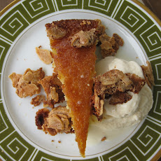 Winter Sunshine Cake and Ice Cream