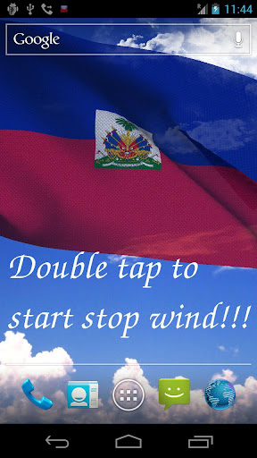 3D Haiti Flag Live Wallpaper +