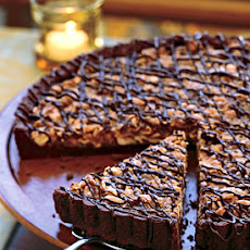 Cashew-Coconut Tart in Chocolate Crust