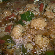 Parmesan Meatball Soup