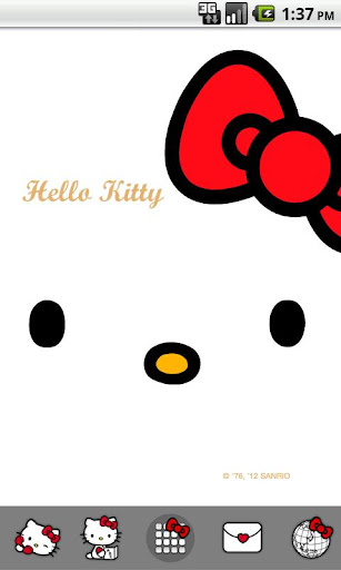 Hello Kitty Red Bow Theme