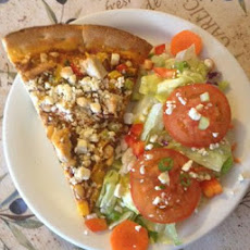 Feta and Chicken Pizza