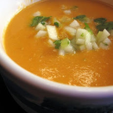Red Lentil Mulligatawny With Apple-Celery Salsa