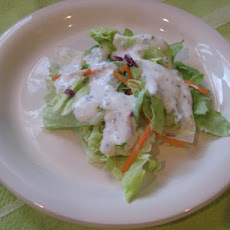 Low Fat Buttermilk Basil Salad Dressing